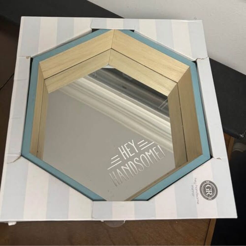 Hey Handsome - Baby Room Mirror/Decor